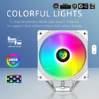 Tower CPU Cooler - Aosor AS400 White