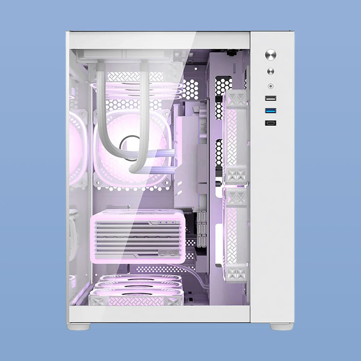 Uniway Plus — RTX 5060 Ti | R5 7500F |32GB/1TB — Rear