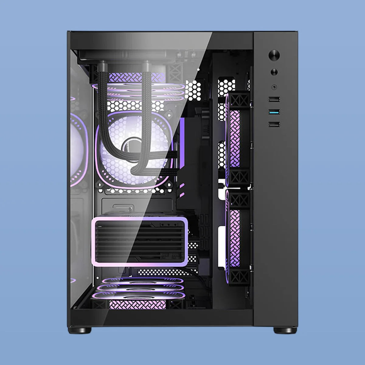 Uniway Plus — RTX 5060 Ti | R5 7600 |32GB/1TB — Rear